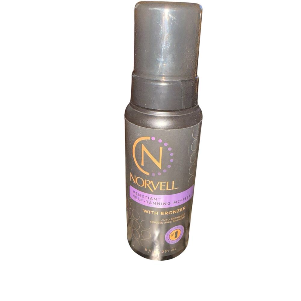 Norvell Venetian Self Tanning Mousse with Bronzer for Extended Tan 8 Oz New